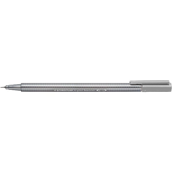Caneta Fineline 0,3mm Cor 008 Cinza - Staedtler