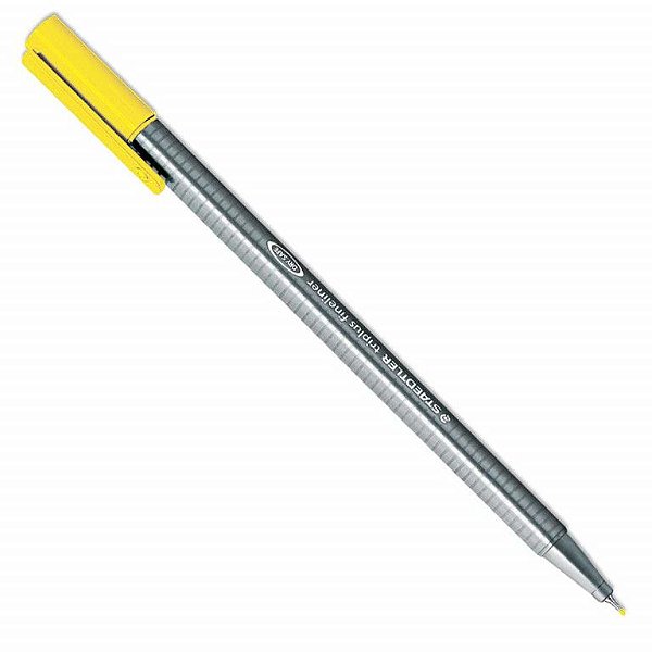 Caneta Fineline 0,3mm Cor 001 Amarelo - Staedtler