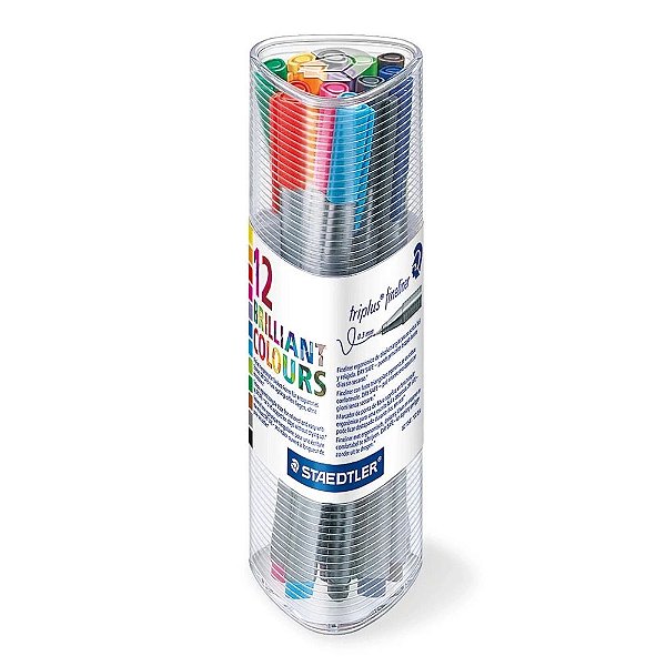 Tubo C/12 Fineliner 0,3mm Triplus - Staedtler