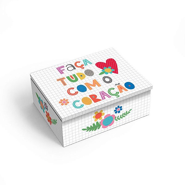 Porta Joia Mdf P Frases Coloridas - Fideia