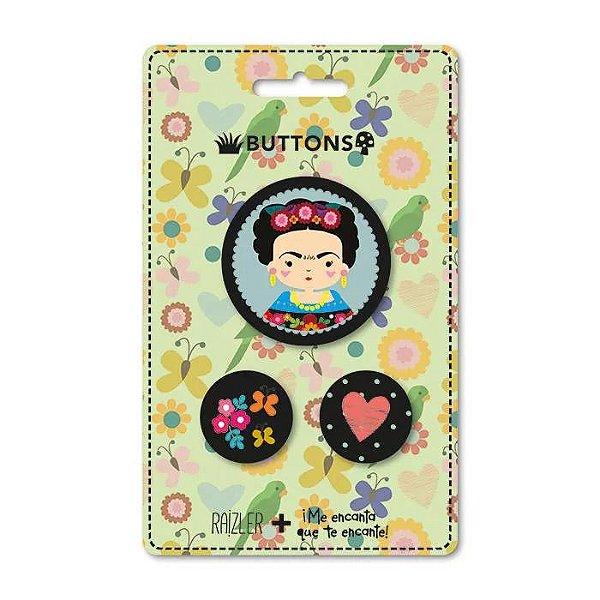 Buttons Trio Frida - Me Encanta