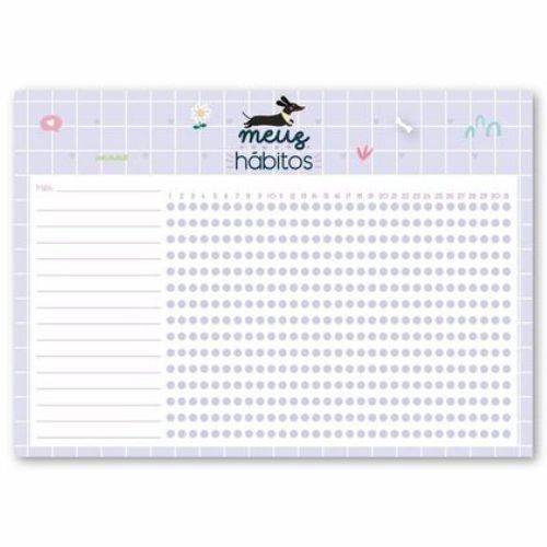 Bloco 120g 24f Meus Habitos Hola Dog - Me Encanta