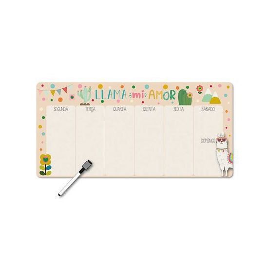 Memo Board Magnetico Horiz Lhama - Me Encanta