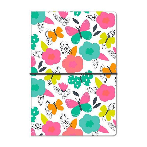 Caderno Duplo Borboleta - Me Encanta
