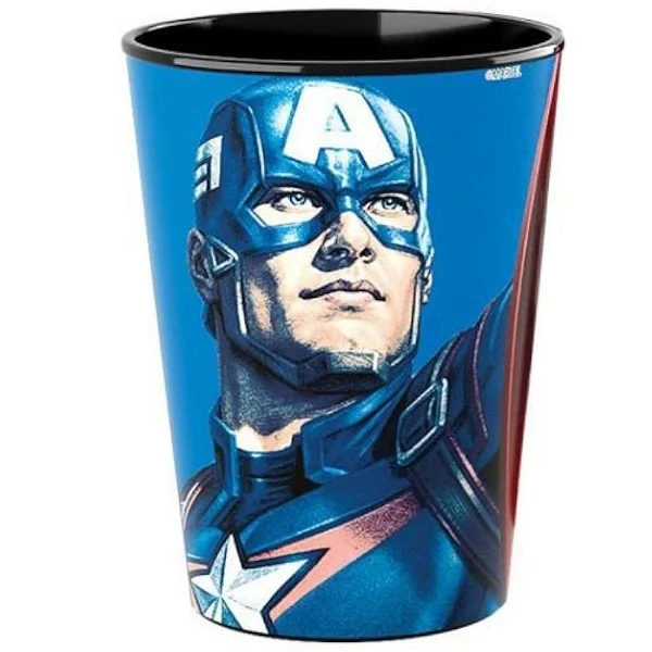 Copo 320ml Capitao America - Plasutil