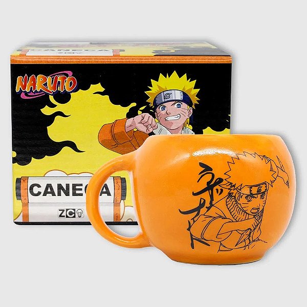 Caneca 450ml Formato 3d Naruto Uzumaki - Zona