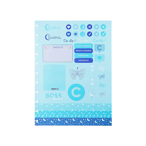 Folha Adesivo G Maldives - Caderno Inteligente