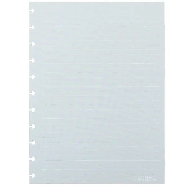 Refil G Pauta Branca 90g - Caderno Inteligente