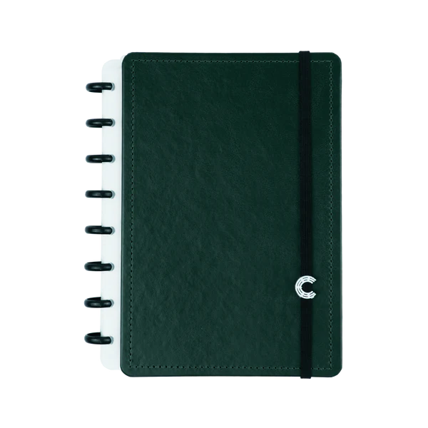 Caderno A5 Dark Green - Caderno Inteligente