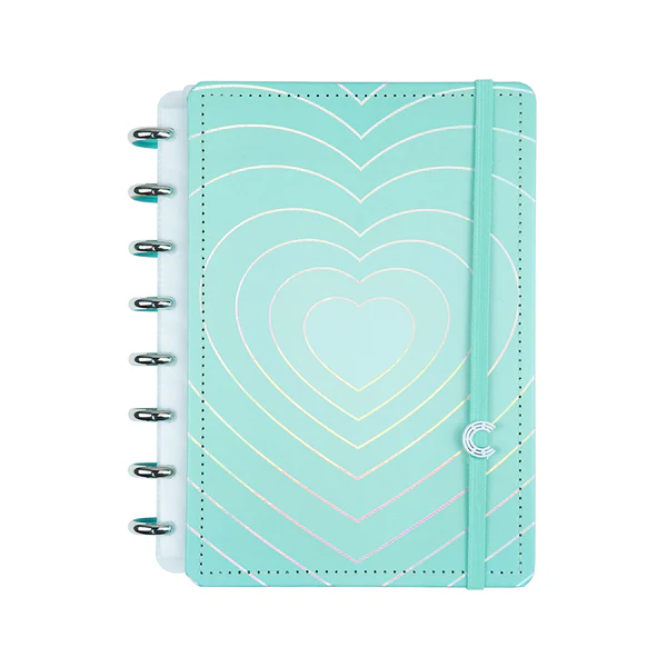 Caderno A5 Turquoise Love - Caderno Inteligente