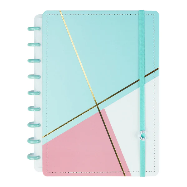Caderno Medio Acqua Glam - Caderno Inteligente