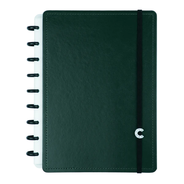 Caderno Medio Dark Green - Caderno Inteligente