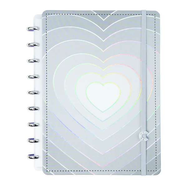 Caderno Medio Grey Love - Caderno Inteligente