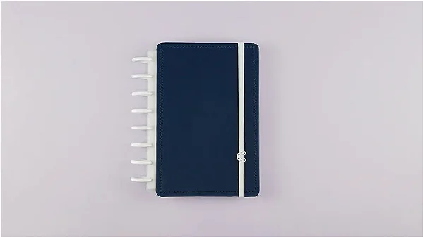 Agenda A5 Dark Blue - Caderno Inteligente