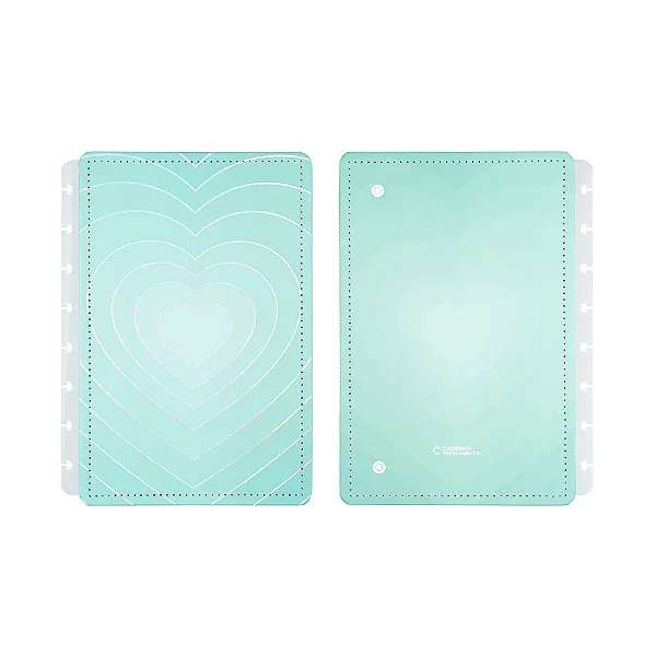 Capa E Contra A5 Turquoise Lv- Caderno Inteligente