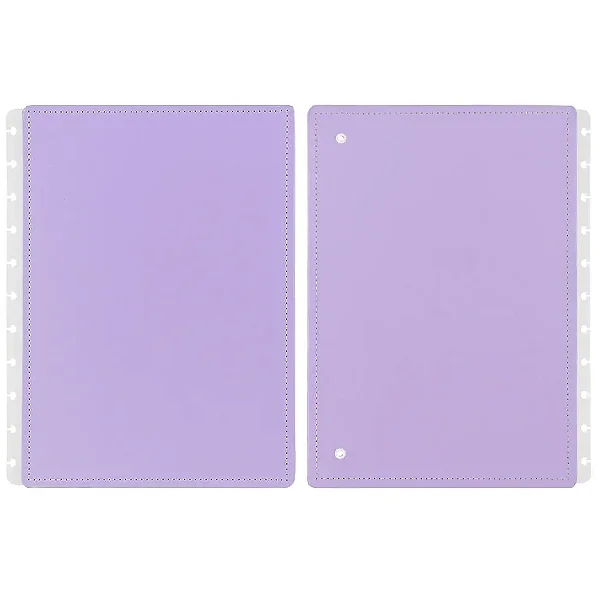 Capa E Contra G Lilas Pastel - Caderno Inteligente