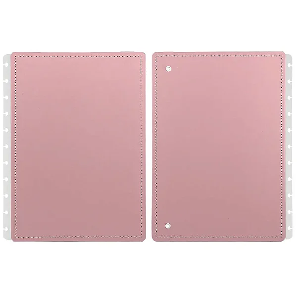 Capa E Contra G Rose Pastel- Caderno Inteligente