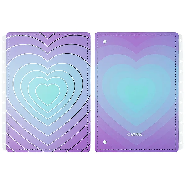 Capa E Contra G Silver Love - Caderno Inteligente