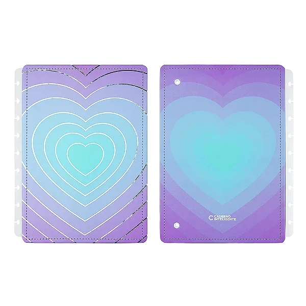 Capa E Contra M Silver Love - Caderno Inteligente