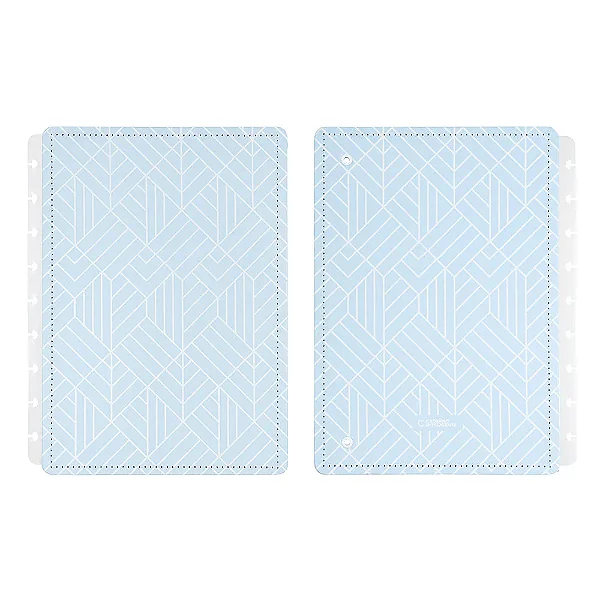 Capa E Contra M Ice Blue - Caderno Inteligente