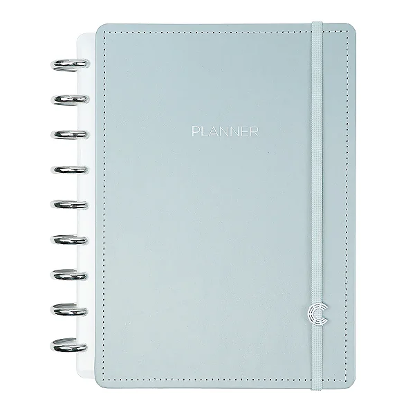 Planner Medio Casual Glacial - Caderno Inteligente