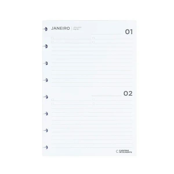 Refil A5 Agenda Inteligente - Caderno Inteligente