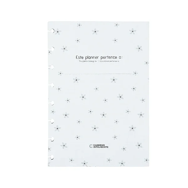 Refil A5 Planner Pink Blossom- Caderno Inteligente