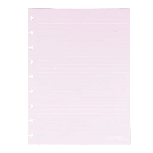 Refil M Pautado 90g 50f Rosa - Caderno Inteligente