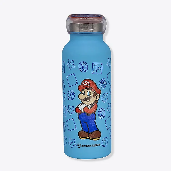 Garrafa 500ml Bubble Super Mario- Zona