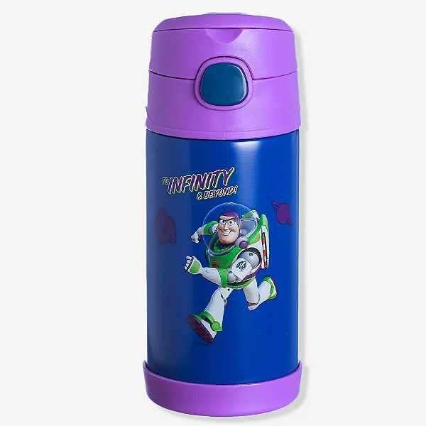 Garrafa Click C/canudo 300ml Buzz Toy Story - Zona