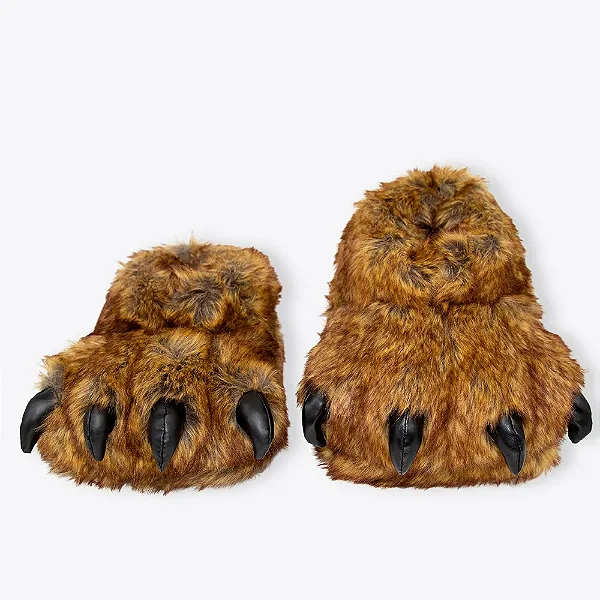 Pantufa Unissex Tam P 33/35 Pata De Urso - Zona