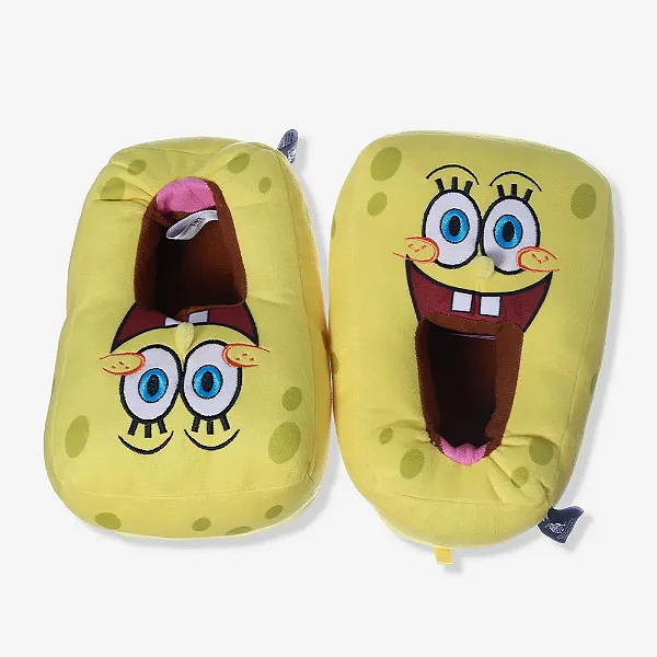 Pantufa Unissex Tam P 34/35 Bob Esponja - Zona