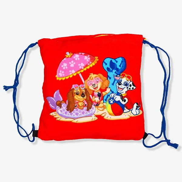 Toalha Praia 2 Em 1 Mochila Paw Patrol - Zona