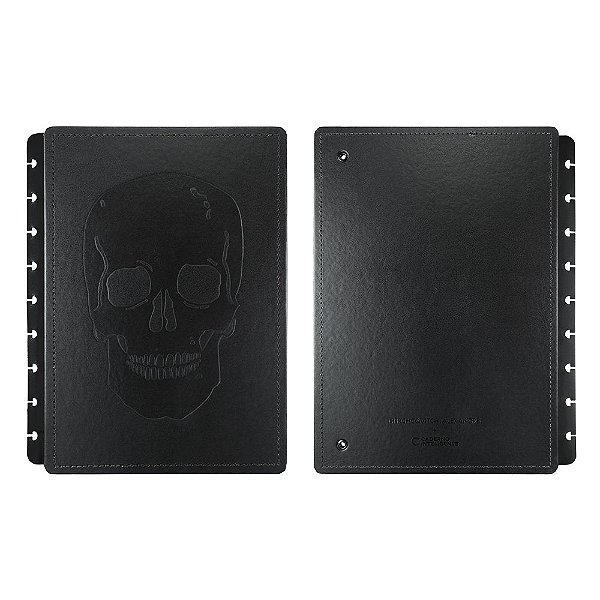 Capa E Contra M Black Ink Alex-caderno Inteligente