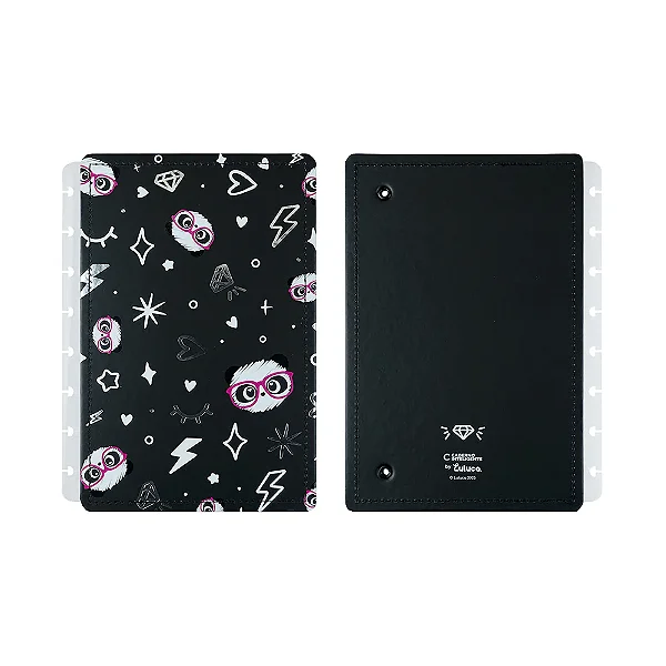 Capa E Contra A5 Pandalu Star -caderno Inteligente