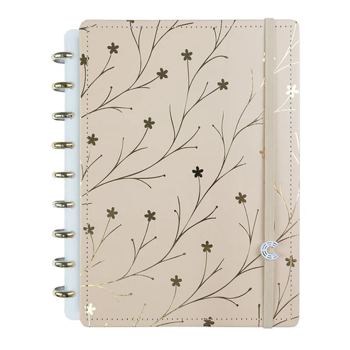 Caderno M Floral Giulia B - Caderno Inteligente