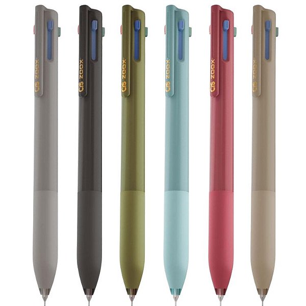 Caneta Esf 4x1 Retratil Zoox S4 - Cis