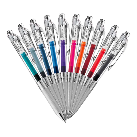 Caneta Energel 0,7mm Infree Cinza - Pentel