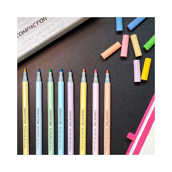 Caneta Microline Art Color Pastel - Compactor