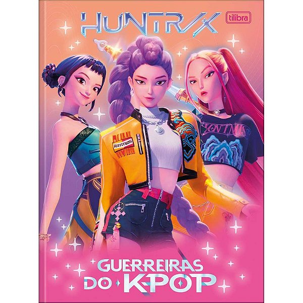 Caderno Broc Cd 1m 80f Guerreiras Kpop - Tilibra