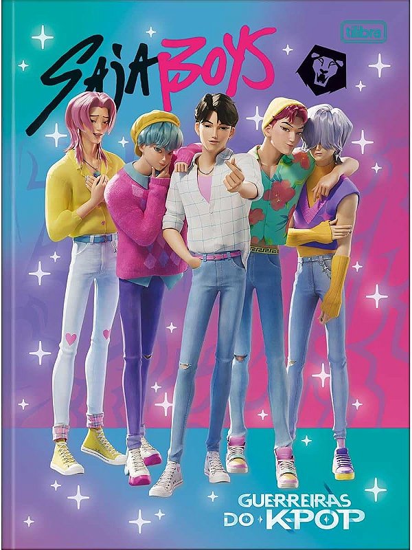 Caderno Broc Cd 1/4 48f Guerreiras Kpop - Tilibra