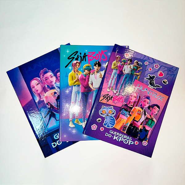 Caderno Brochura 48 folhas Guerreiras do Kpop - Tilibra