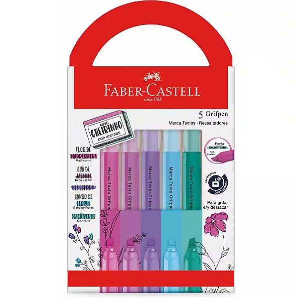 Estojo C/5 Grifpen Rlx&rql - Faber