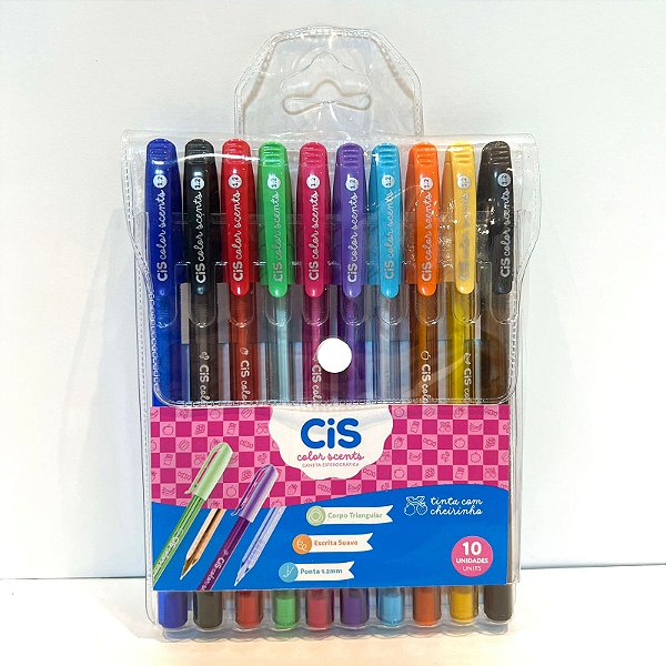 Estojo C/10 Caneta Scents Color - Cis