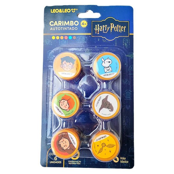 Carimbo Autotintado C/6 Harry Potter - Leo E Leo