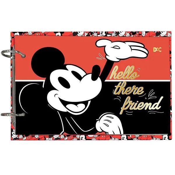 Mini Caderno Arg 80f 90g C/fichas Mickey - Dac