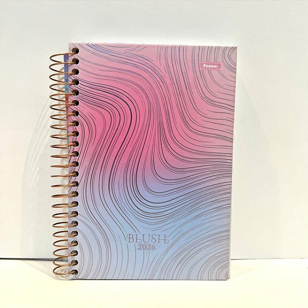 Agenda 2026 Espiral 176 folhas Blush - Foroni