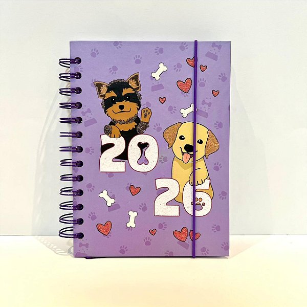 Agenda 2026 Espiral G 336 Folhas Pets Sortidas - Dcarte