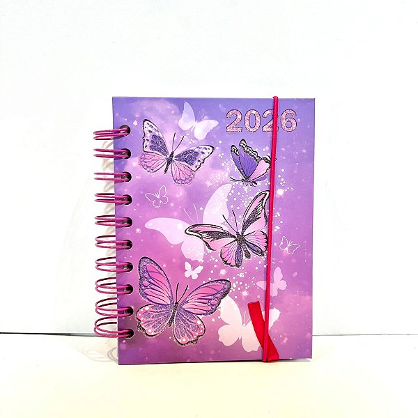 Agenda 2026 A6 336 Folhas Borboleta Sortida - Dcarte