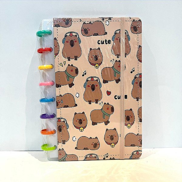 Caderno A5 Inteligente Capivara 7 Cute - Ldr